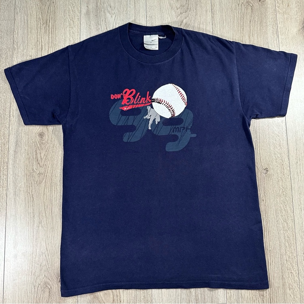 Vintage Y2K Nike Baseball T-shirt Size Medium - Picture 2 of 6